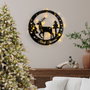Wallity XMASBLACK - 032 Accesorio Decorativo de Pared de Metal Negro 60 x 60 cm